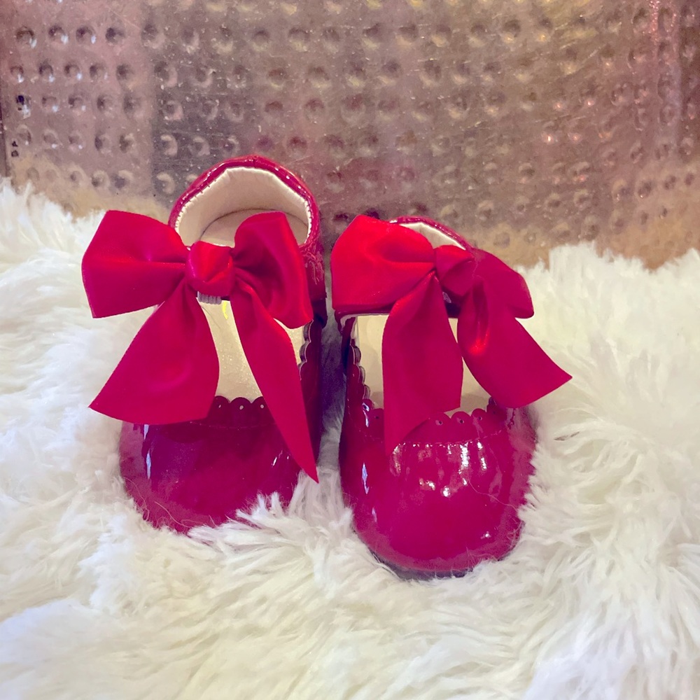 Red flats - toddler girl